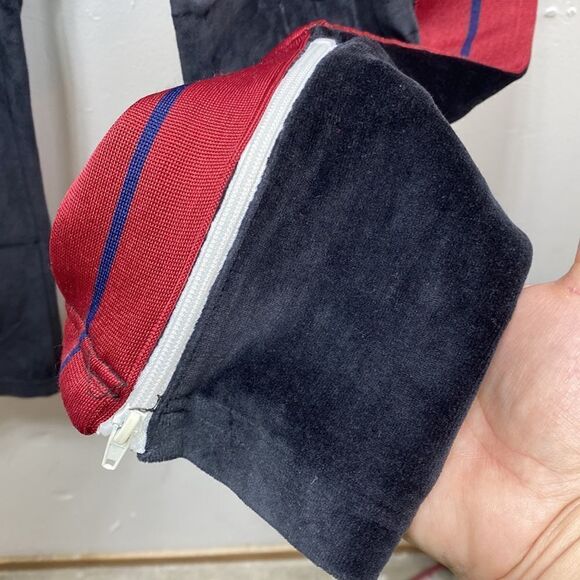 MNML Velour Side Stripe Track Pants Large - Picture 5 of 6
